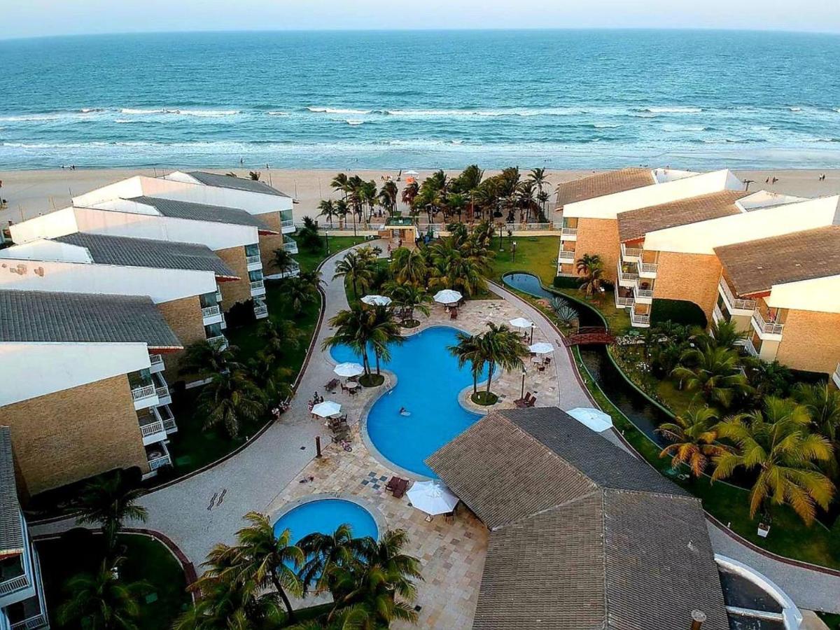 Paraiso Das Dunas - Apartamento A Beira Mar Com Jacuzzi - Proximo Ao Beach Park 阿奎拉兹 外观 照片