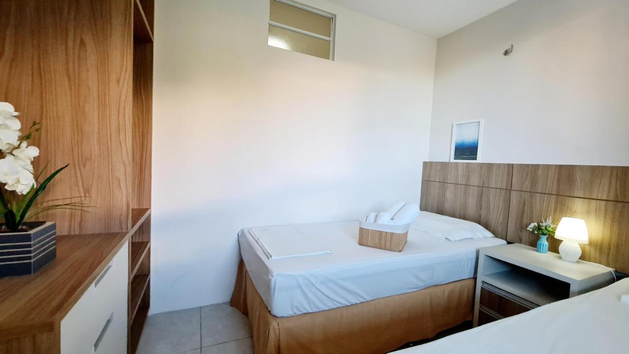 Paraiso Das Dunas - Apartamento A Beira Mar Com Jacuzzi - Proximo Ao Beach Park 阿奎拉兹 外观 照片