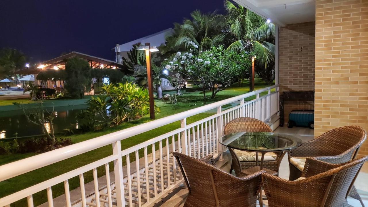 Paraiso Das Dunas - Apartamento A Beira Mar Com Jacuzzi - Proximo Ao Beach Park 阿奎拉兹 外观 照片