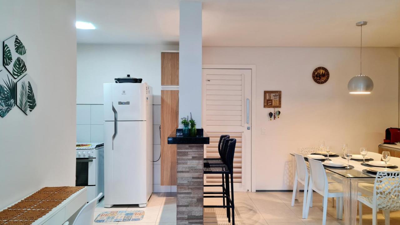 Paraiso Das Dunas - Apartamento A Beira Mar Com Jacuzzi - Proximo Ao Beach Park 阿奎拉兹 外观 照片