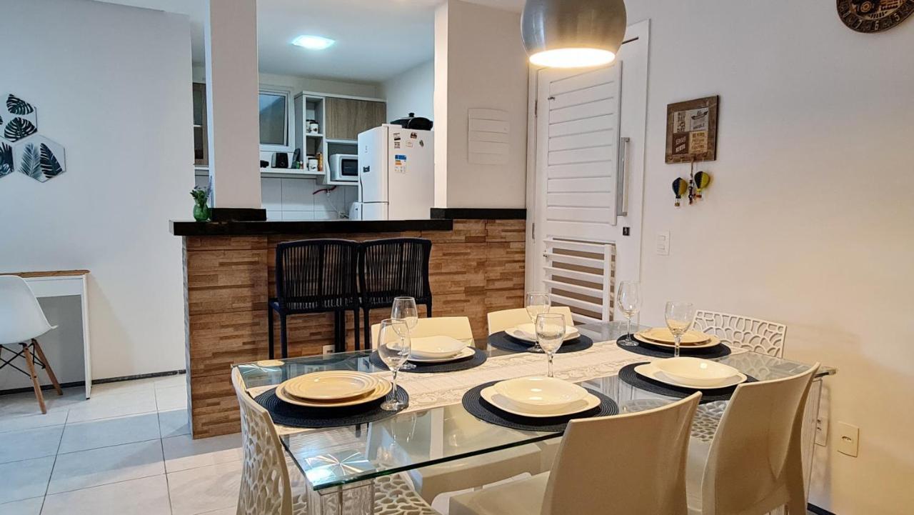 Paraiso Das Dunas - Apartamento A Beira Mar Com Jacuzzi - Proximo Ao Beach Park 阿奎拉兹 外观 照片