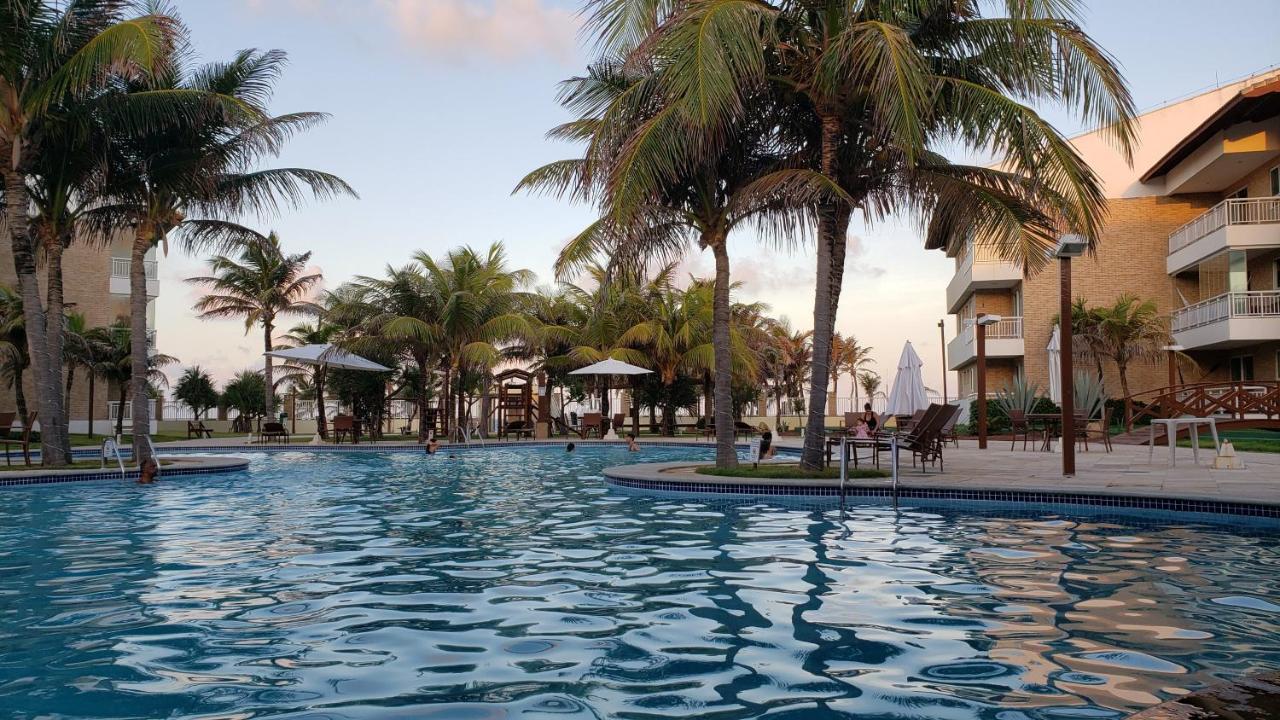 Paraiso Das Dunas - Apartamento A Beira Mar Com Jacuzzi - Proximo Ao Beach Park 阿奎拉兹 外观 照片