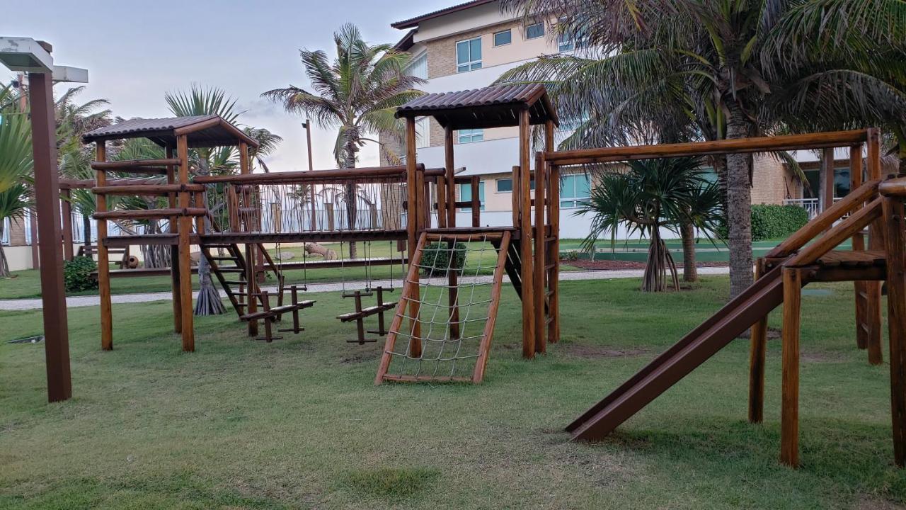 Paraiso Das Dunas - Apartamento A Beira Mar Com Jacuzzi - Proximo Ao Beach Park 阿奎拉兹 外观 照片