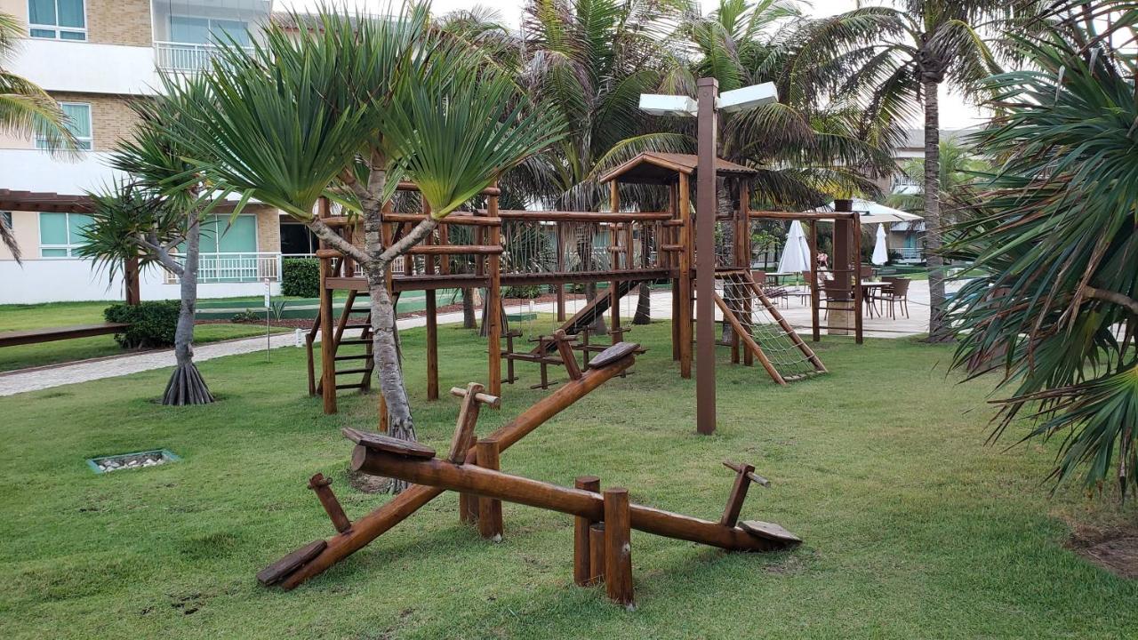 Paraiso Das Dunas - Apartamento A Beira Mar Com Jacuzzi - Proximo Ao Beach Park 阿奎拉兹 外观 照片