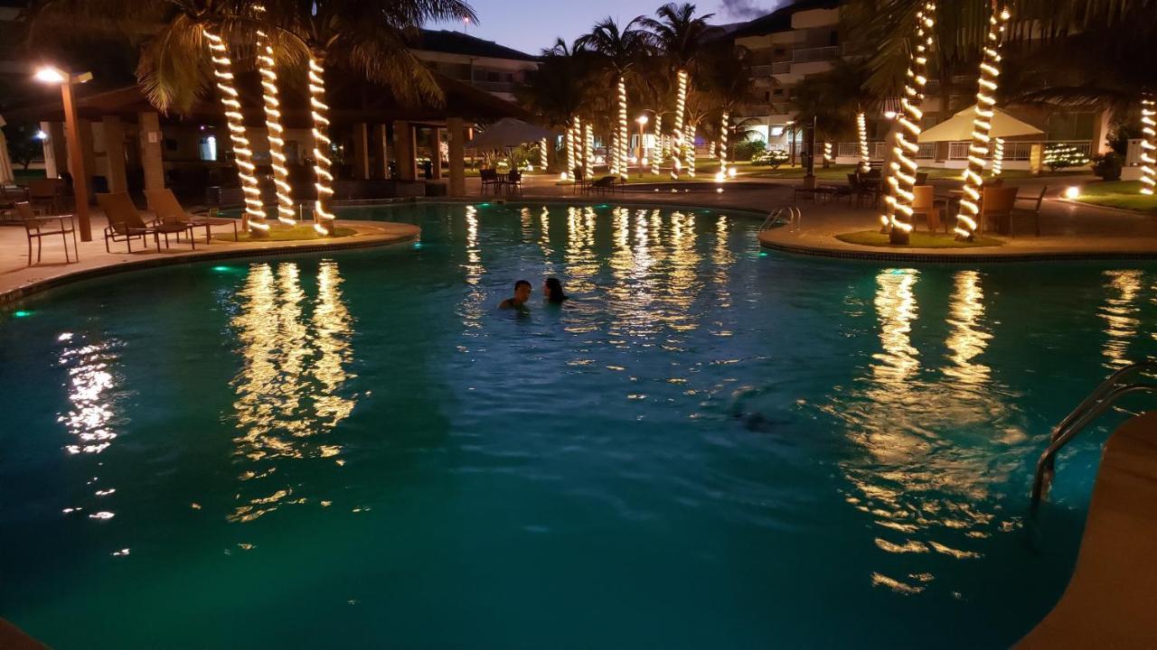 Paraiso Das Dunas - Apartamento A Beira Mar Com Jacuzzi - Proximo Ao Beach Park 阿奎拉兹 外观 照片