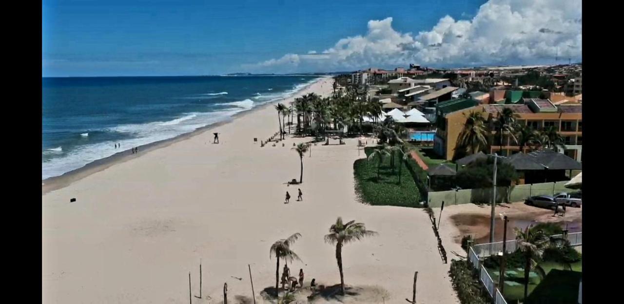 Paraiso Das Dunas - Apartamento A Beira Mar Com Jacuzzi - Proximo Ao Beach Park 阿奎拉兹 外观 照片