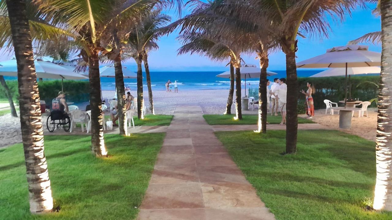 Paraiso Das Dunas - Apartamento A Beira Mar Com Jacuzzi - Proximo Ao Beach Park 阿奎拉兹 外观 照片